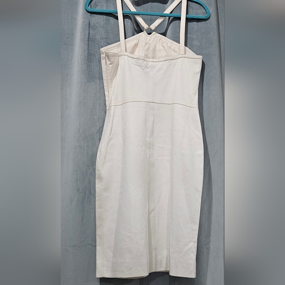 LOEWE WHITE DRESS Napa Plongé Lamb Leather - Picture 14 of 17